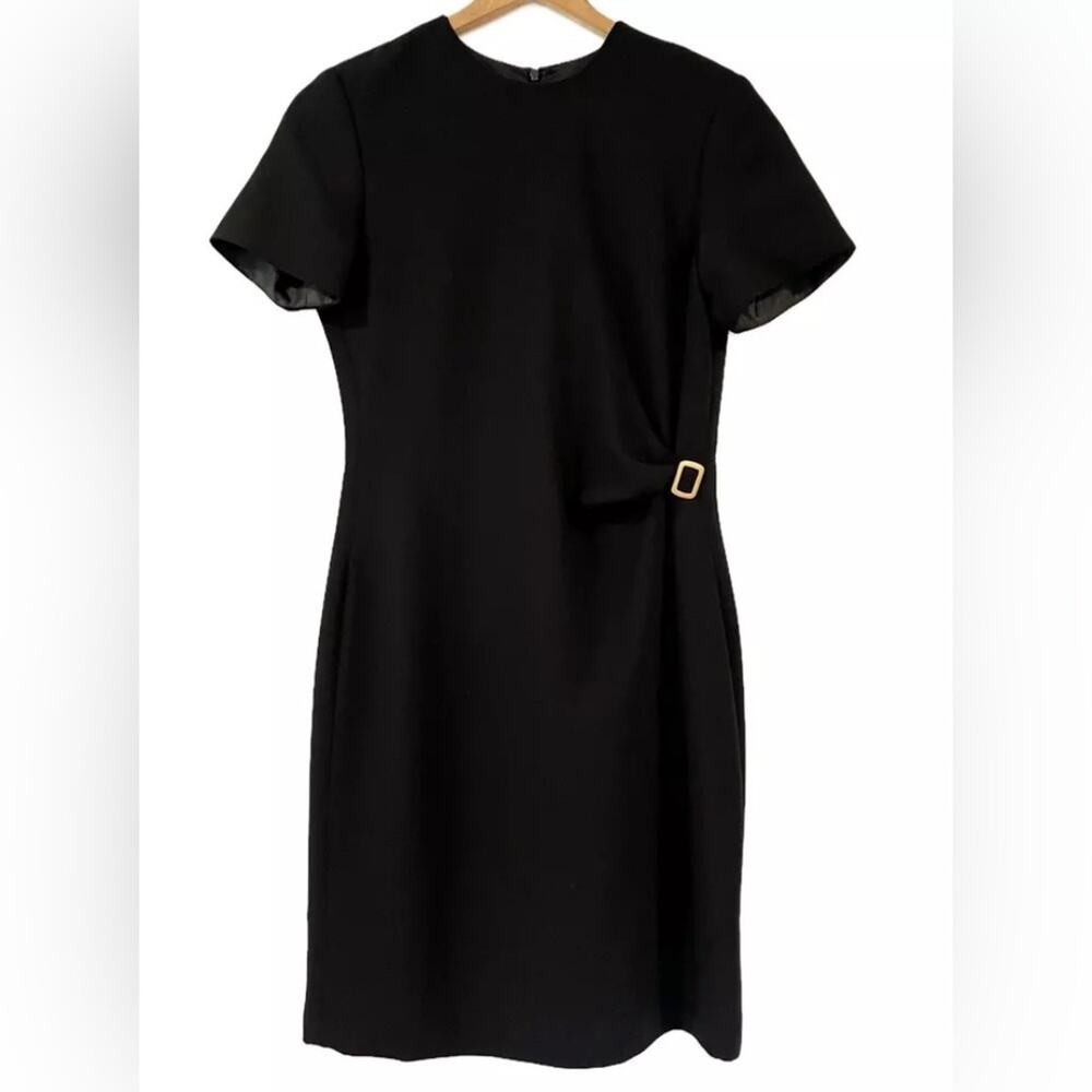 Vintage Coldwater Creek Black Sheath Dress Petite 10 Petite